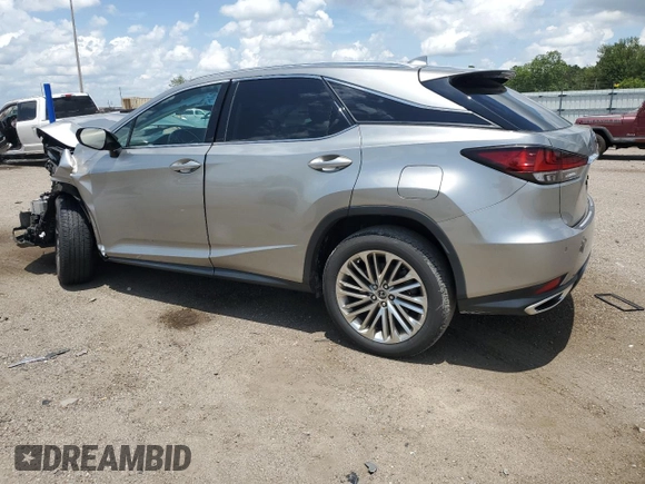 2022 Lexus RX 350 with VIN 2T2JZMAA9NC246031, listed as a Copart auction lot 60275855 with 53,747 mi miles and Non repairable. Bid and sale history available at DreamBid. Image 2.