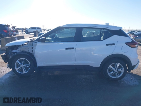 2023 Nissan Kicks S with VIN 3N1CP5BV5PL571076, listed as a IAAI auction lot 41177115 with 25,595 mi miles. Bid and sale history available at carsss.com. Image 15.