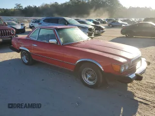 1979 Mercedes-Benz SL with VIN 10704412056368, listed as a Copart auction lot 76624824 with 51,488 mi miles and Clean title. Bid and sale history available at DreamBid. Image 4.