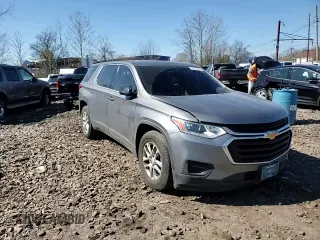 2018 Chevrolet Traverse LS with VIN 1GNEVFKW2JJ213644, listed as a Copart auction lot 48276425 with 93,462 mi miles and Salvage Title. Bid and sale history available at carsss.com. Image 12.