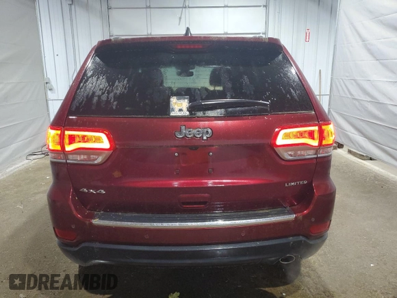 2018 Jeep Grand Cherokee Limited with VIN 1C4RJFBG7JC167103, listed as a Copart auction lot 59600655 with 63,140 mi miles and Clean title. Bid and sale history available at DreamBid. Image 6.