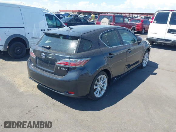 2011 Lexus CT 200h with VIN JTHKD5BH2B2040664, listed as a IAAI auction lot 40053641 with 55,119 mi miles and . Bid and sale history available at DreamBid. Image 4.