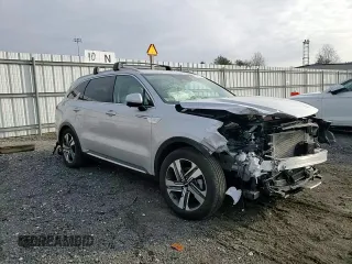 2023 Kia Sorento Hybrid SX Prestige with VIN KNDRKDLG4P5227965, listed as a Copart auction lot 84883134 with 17,728 mi miles and Salvage Title. Bid and sale history available at carsss.com. Image 12.
