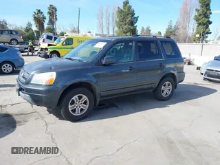 2005 Honda Pilot EX-L z VIN 2HKYF18585H537345, wystawiony jako IAAI lot #41645276 z przebiegiem 140 561 mil mil oraz . Historia ofert i sprzedaży dostępna na DreamBid. Obrazek 2.