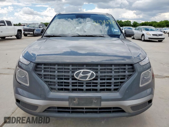 2023 Hyundai Venue SE with VIN KMHRB8A30PU265573, listed as a Copart auction lot 56386975 with 59,191 mi miles and Salvage title. Bid and sale history available at DreamBid. Image 5.
