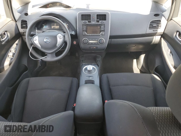 2017 Nissan LEAF SV with VIN 1N4BZ0CP8HC302191, listed as a Copart auction lot 52509755 with 58,852 mi miles and Salvage title. Bid and sale history available at DreamBid. Image 8.