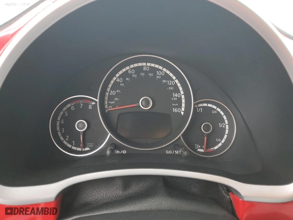 2014 Volkswagen Beetle Convertible 2.5L with VIN 3VW5P7AT0EM803041, listed as a Copart auction lot 73660644 with 0 mi miles and Salvage Title. Bid and sale history available at carsss.com. Image 9.