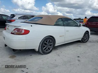 2003 Toyota Solara SE with VIN 2T1FF28P43C885643, listed as a Copart auction lot 78409004 with Not Provided miles and Non Repairable. Bid and sale history available at carsss.com. Image 3.