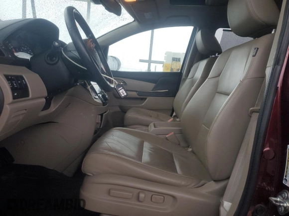 2016 Honda Odyssey EX-L with VIN 5FNRL5H65GB045564, listed as a Copart auction lot 46044735 with 322,541 mi miles and Salvage Title. Bid and sale history available at DreamBid. Image 7.