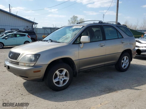 1999 Lexus RX 300 Luxury SUV with VIN JT6HF10UXX0018047, listed as a Copart auction lot 52810725 with 211,803 mi miles and Clean Title. Bid and sale history available at carsss.com. Image 1.