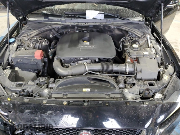 2017 Jaguar XE 25t Premium with VIN SAJAD4BG0HA971310, listed as a Copart auction lot 87680285 with 99,959 mi miles and Salvage Title. Bid and sale history available at carsss.com. Image 12.