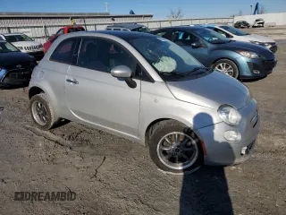 2014 FIAT 500 Pop with VIN 3C3CFFAR9ET250265, listed as a Copart auction lot 43253665 with 84,004 mi miles and Salvage Title. Bid and sale history available at carsss.com. Image 4.
