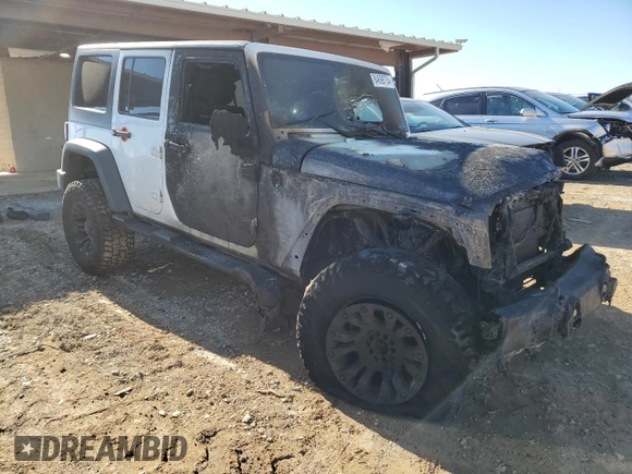 2016 Jeep Wrangler Unlimited Rubicon Hard Rock with VIN 1C4BJWFG2GL243895, listed as a Copart auction lot 84698754 with 0 mi miles and Non Repairable. Bid and sale history available at carsss.com. Image 4.
