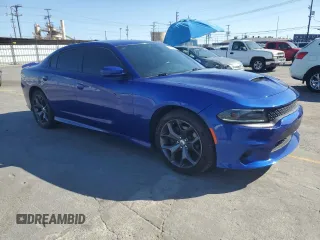 2019 Dodge Charger GT with VIN 2C3CDXHG8KH558676, listed as a Copart auction lot 56492665 with 33,728 mi miles and Salvage Title. Bid and sale history available at DreamBid. Image 4.