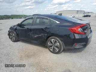 2018 Honda Civic EX-L z VIN JHMFC1F73JX037093, wystawiony jako Copart lot #55289575 z przebiegiem 70 318 mil mil oraz Szkoda całkowita • Salvage title. Historia ofert i sprzedaży dostępna na DreamBid. Obrazek 2.