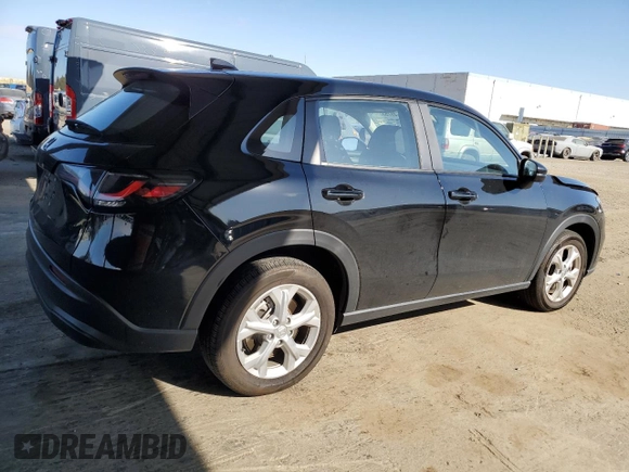 2024 Honda HR-V LX with VIN 3CZRZ1H39RM726641, listed as a Copart auction lot 48753595 with 12,982 mi miles and Salvage title. Bid and sale history available at DreamBid. Image 3.