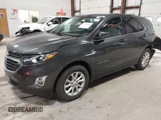 2020 Chevrolet Equinox LT with VIN 3GNAXJEV2LL337620, listed as a IAAI auction lot 41749766 with 57,461 mi miles and . Bid and sale history available at carsss.com. Image 2.