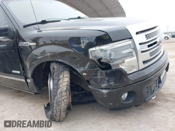 2013 Ford F-150 XL with VIN 1FTFW1ET7DFE02960, listed as a IAAI auction lot 41577436 with 161,577 mi miles. Bid and sale history available at carsss.com. Image 6.