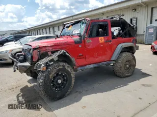 2014 Jeep Wrangler Sport z VIN 1C4AJWAG4EL205584, wystawiony jako Copart lot #63671245 z przebiegiem Nie podano mil oraz Szkoda całkowita • Salvage title. Historia ofert i sprzedaży dostępna na DreamBid. Obrazek 1.