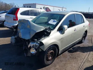 2007 Nissan Versa 1.8 SL with VIN 3N1BC11E37L445168, listed as a IAAI auction lot 41895403 with 1 mi miles. Bid and sale history available at carsss.com. Image 2.