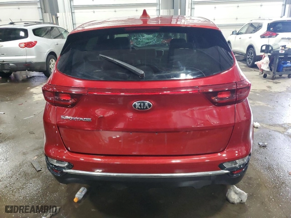 2020 Kia Sportage LX with VIN KNDPMCAC0L7640217, listed as a Copart auction lot 88811705 with 88,425 mi miles and Salvage Title. Bid and sale history available at carsss.com. Image 6.