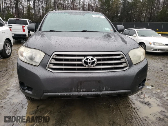 2008 Toyota Highlander with VIN JTEES41A682003835, listed as a Copart auction lot 49310574 with 161,122 mi miles and Salvage title. Bid and sale history available at DreamBid. Image 5.