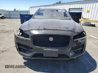 2018 Jaguar F-Pace 30t R-Sport with VIN SADCL2GX4JA329965, listed as a Copart auction lot 67172964 with 87,060 mi miles and Salvage title. Bid and sale history available at DreamBid. Image 5.