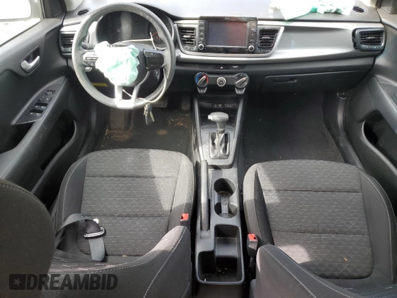 2020 Kia Rio LX with VIN 3KPA24AD1LE286105, listed as a Copart auction lot 53278155 with 0 mi miles and Salvage Title. Bid and sale history available at carsss.com. Image 8.