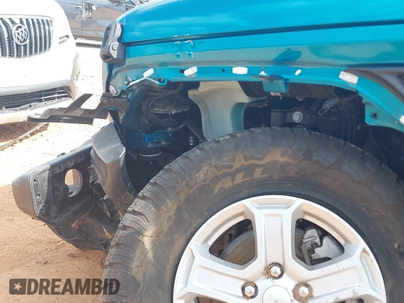 2020 Jeep Wrangler Unlimited Sport z VIN 1C4HJXDG4LW331133, wystawiony jako IAAI lot #42154246 z przebiegiem 87 668 mil mil oraz . Historia ofert i sprzedaży dostępna na DreamBid. Obrazek 20.