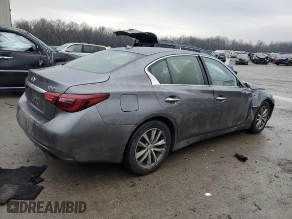 2021 Infiniti Q50 Pure z VIN JN1EV7AR2MM754239, wystawiony jako Copart lot #84278044 z przebiegiem 72 490 mil mil oraz Szkoda całkowita • Salvage title. Historia ofert i sprzedaży dostępna na DreamBid. Obrazek 3.