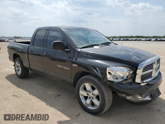 2007 Dodge Ram 1500 SLT with VIN 1D7HA18297S243676, listed as a Copart auction lot 53876635 with 269,766 mi miles and Salvage Title. Bid and sale history available at carsss.com. Image 4.