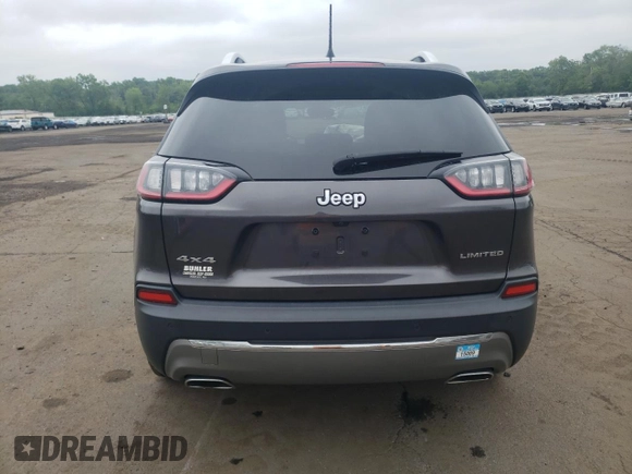 2021 Jeep Cherokee Limited with VIN 1C4PJMDX5MD210666, listed as a Copart auction lot 61540965 with 67,233 mi miles and Salvage title. Bid and sale history available at DreamBid. Image 6.