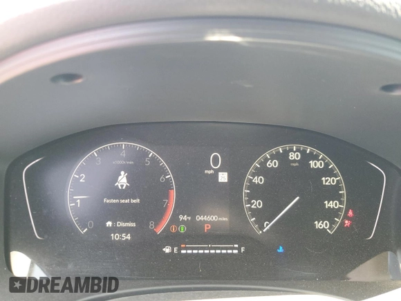 2023 Honda Civic EX with VIN 2HGFE1F7XPH317930, listed as a Copart auction lot 63257205 with 44,600 mi miles and Salvage title. Bid and sale history available at DreamBid. Image 9.