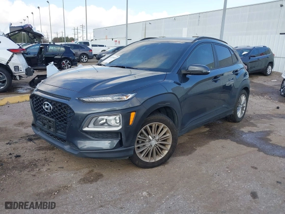 2021 Hyundai Kona SEL with VIN KM8K22AA0MU621352, listed as a IAAI auction lot 41535153 with 1 mi miles. Bid and sale history available at carsss.com. Image 2.