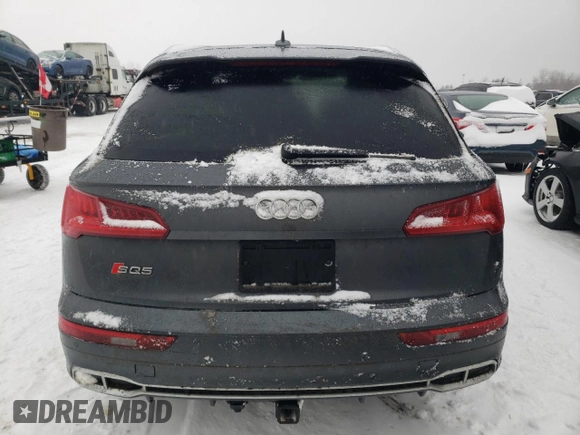 2018 Audi SQ5 Premium Plus with VIN WA1A4AFY1J2026957, listed as a Copart auction lot 44124315 with Not Provided miles and Salvage Title. Bid and sale history available at DreamBid. Image 6.