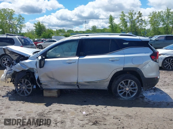 2022 GMC Terrain SLT with VIN 3GKALVEV7NL124066, listed as a IAAI auction lot 42341802 with 45,514 mi miles and . Bid and sale history available at DreamBid. Image 14.