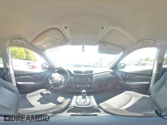 2017 Nissan Rogue SV z VIN KNMAT2MT1HP524868, wystawiony jako Copart lot #55828665 z przebiegiem 189 223 mil mil oraz Szkoda całkowita • Salvage title. Historia ofert i sprzedaży dostępna na DreamBid. Obrazek 16.