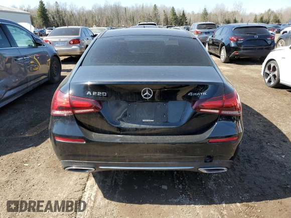 2020 Mercedes-Benz A 220 with VIN WDD3G4FBXLW040540, listed as a Copart auction lot 45729405 with 99,595 mi miles and Salvage Title. Bid and sale history available at DreamBid. Image 6.