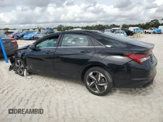 2023 Hyundai Elantra Limited z VIN KMHLP4AG4PU533866, wystawiony jako Copart lot #54982295 z przebiegiem 47 309 mil mil oraz Nie do naprawy • Non repairable. Historia ofert i sprzedaży dostępna na DreamBid. Obrazek 2.