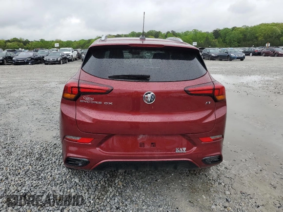 2023 Buick Encore GX Select with VIN KL4MMDSL3PB044751, listed as a Copart auction lot 52316035 with 20,452 mi miles and Salvage title. Bid and sale history available at DreamBid. Image 6.