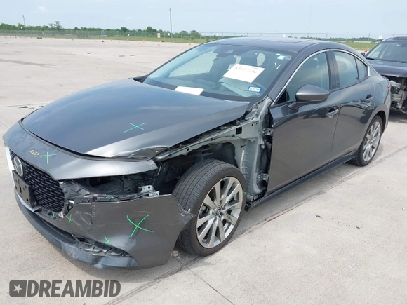 2023 Mazda 3 S Premium with VIN 3MZBPBDM3PM383238, listed as a IAAI auction lot 42477596 with 24,233 mi miles and . Bid and sale history available at DreamBid. Image 6.