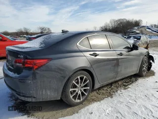 2015 Acura TLX V6 with VIN 19UUB2F34FA014979, listed as a Copart auction lot 88884075 with 86,298 mi miles and Salvage Title. Bid and sale history available at carsss.com. Image 3.