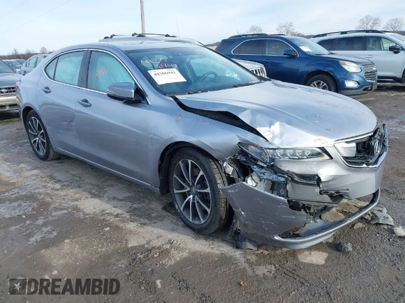 2016 Acura TLX V6 Advance with VIN 19UUB3F77GA002996, listed as a IAAI auction lot 41306941 with 12 mi miles. Bid and sale history available at carsss.com. Image 1.