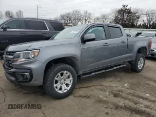 2022 Chevrolet Colorado 4WD LT with VIN 1GCGTCENXN1241464, listed as a Copart auction lot 44934155 with 23,327 mi miles and Salvage Title. Bid and sale history available at carsss.com. Image 1.