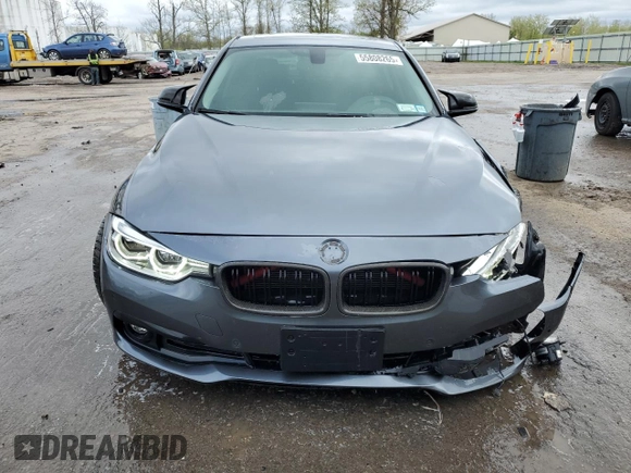 2017 BMW 3 Series 320i xDrive with VIN WBA8E5G32HNU45014, listed as a Copart auction lot 55808265 with 65,578 mi miles and Salvage title. Bid and sale history available at DreamBid. Image 5.
