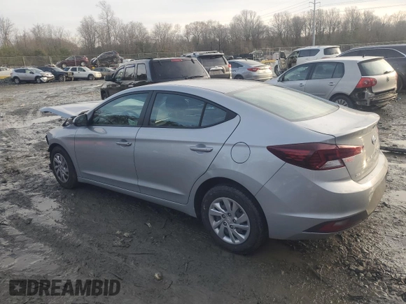 2020 Hyundai Elantra SE with VIN KMHD74LF6LU949744, listed as a Copart auction lot 85661274 with 45,268 mi miles and Salvage Title. Bid and sale history available at carsss.com. Image 2.