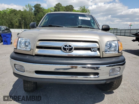 2003 Toyota Tundra SR5 with VIN 5TBBT441X3S398595, listed as a Copart auction lot 51898715 with 226,059 mi miles and Salvage Title. Bid and sale history available at DreamBid. Image 5.