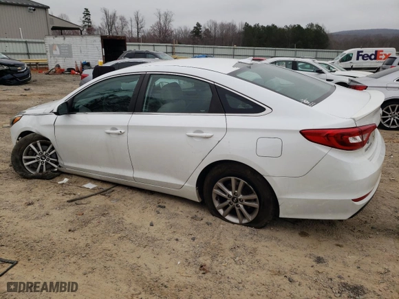 2017 Hyundai Sonata 2.4L with VIN 5NPE24AF1HH583896, listed as a Copart auction lot 48789575 with 127,197 mi miles and Salvage Title. Bid and sale history available at carsss.com. Image 2.