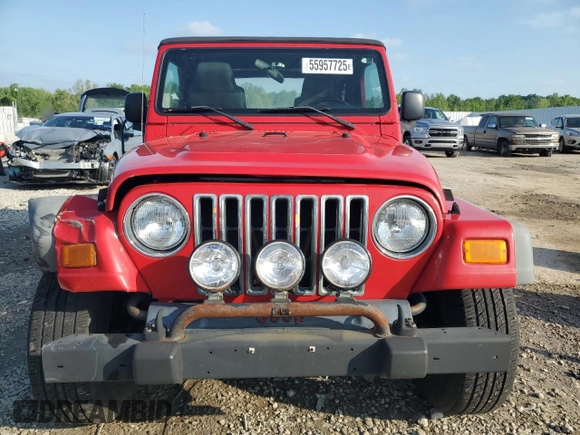 2005 Jeep Wrangler X z VIN 1J4FA39S15P337816, wystawiony jako Copart lot #55957725 z przebiegiem 107 030 mil mil oraz Szkoda całkowita • Salvage title. Historia ofert i sprzedaży dostępna na DreamBid. Obrazek 5.