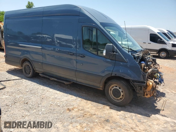 2019 Ford Transit with VIN 1FTYR3XM5KKB34173, listed as a Copart auction lot 57505295 with Not provided miles and Salvage title. Bid and sale history available at DreamBid. Image 4.